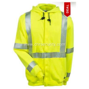 Men's Yellow Hi Vis FR Fleece Sweatshirt